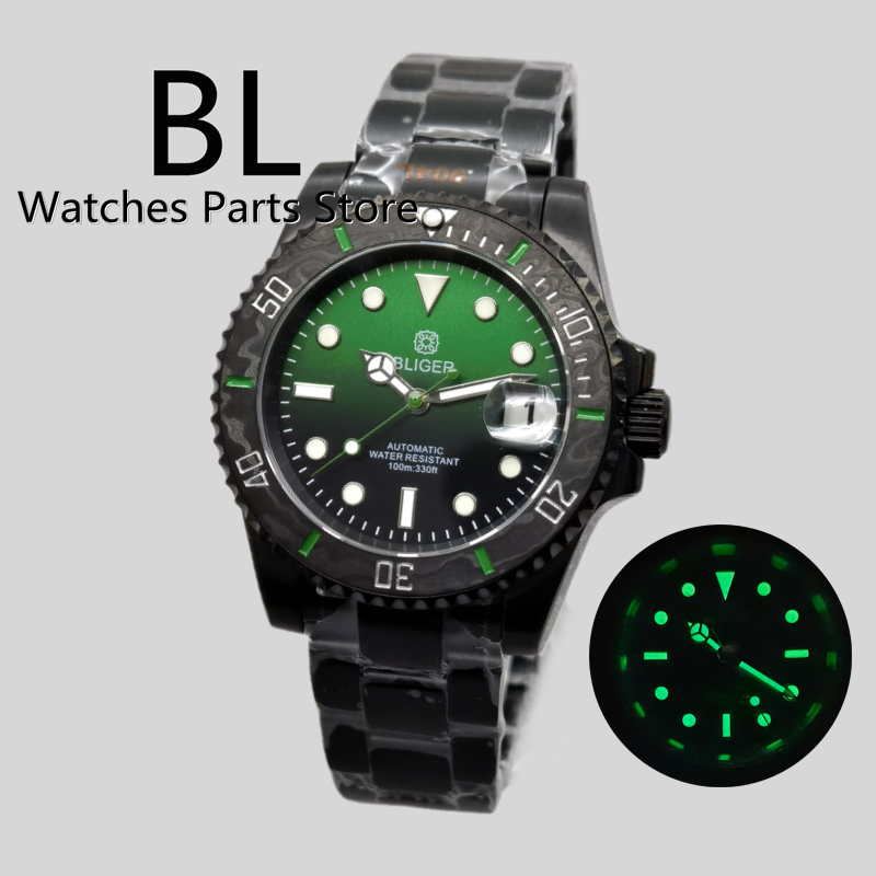 Rolex Watch Submariner - BLIGER-Montre-Bracelet Mécanique existent pour Homme, Verre