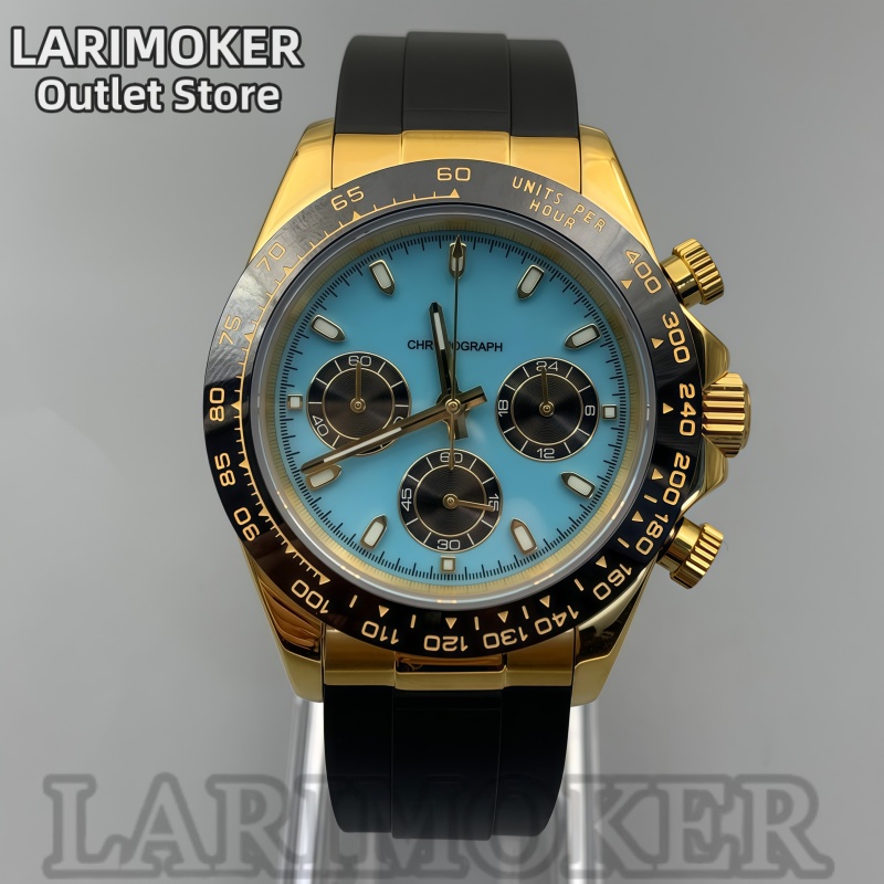 Rubber Strap Diver - LARIMOKER 39mm montre de sport pour