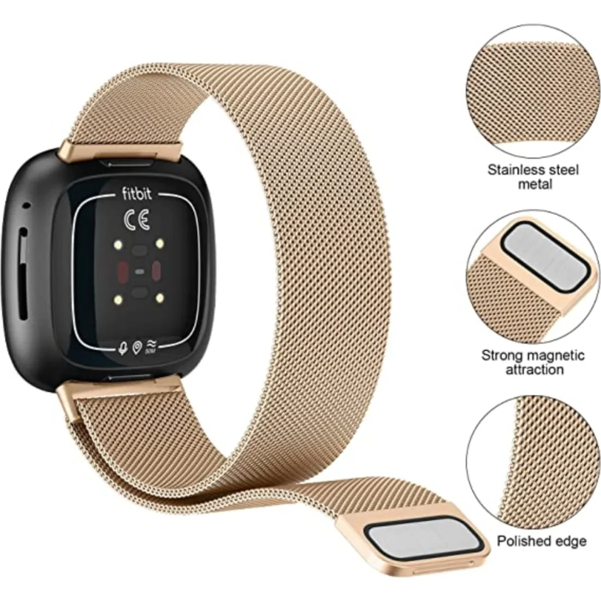 Bracelet milanais pour Fitbit  - Milanese Loop Magnetic avis et prix